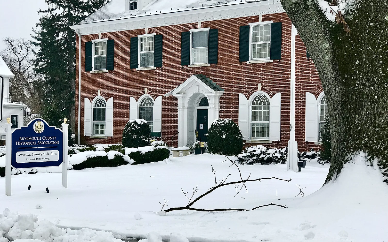 Monmouth County Historical Association building in Freehold, New Jersey.